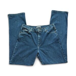 Lee Straight Leg At The Waist Denim Jeans, Size 12 Long, 99% Cotton, 1% Spandex